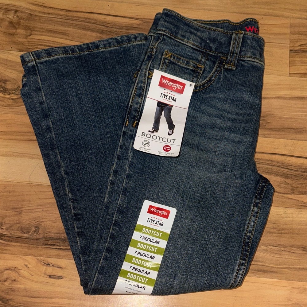 Wrangler Dark Blue Bootcut Denim